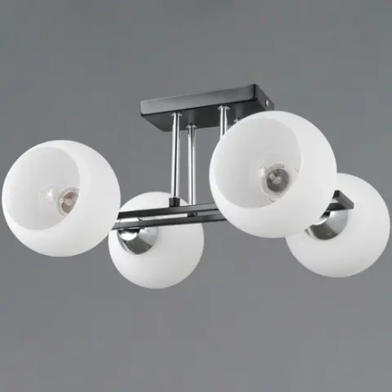 IL0791-4CSQ-25 BK CR TRENTO светильник потолочный ILLUMICO, E27х4