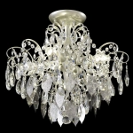 Светильник потолочный Crystal Lux ESMIRALDA PL4 SILVER 0524/104