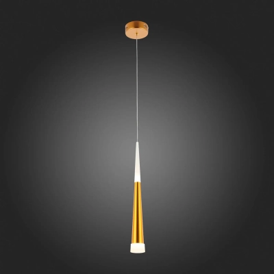SLE200103-01 Светильник подвесной Золотистый/Золотистый, Белый LED 1*7W 3000K