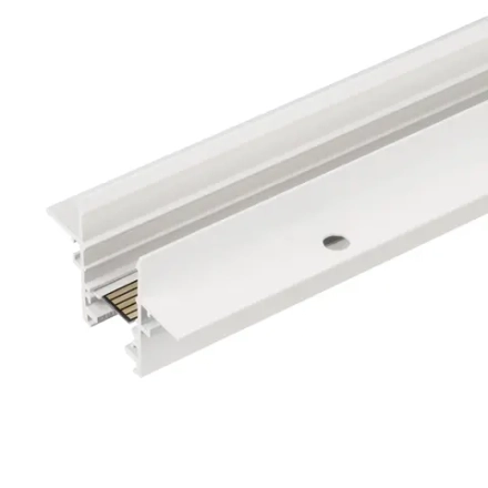 Трек встраиваемый MAG-TRACK-2538-FDW-1000 (WH, 5LN) (Arlight, IP20 Металл, 5 лет)