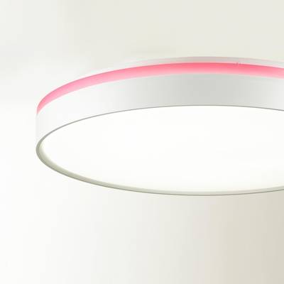 7708/DL COLOR SN 100 Светильник пластик/белый/розовый LED 48Вт 4000К D420 IP43 KEZO PINK