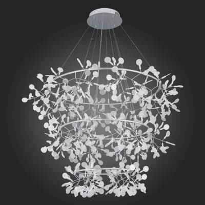 SL379.103.486 Люстра подвесная ST-Luce Серебристый/Белый LED 486*0,5W 3500K