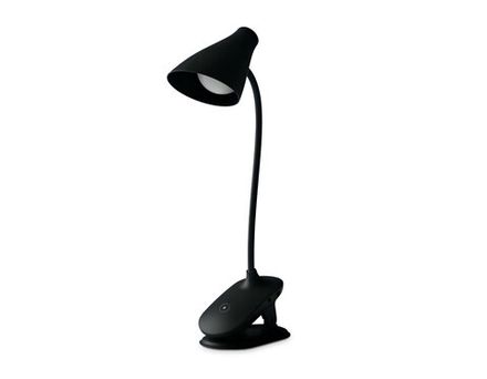 Светильник светодиодный настольный DE707 BK черный LED 3000-6000K 4W