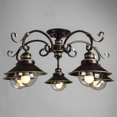 Потолочная люстра Arte Lamp GRAZIOSO A4577PL-5CK, 5хE27