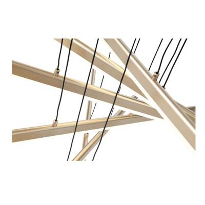 SL394.223.06 Светильник подвесной ST-Luce Матовое золото/Белый LED 6*16,6W 4000K