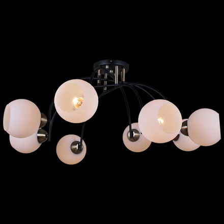 IL0250-8CSQ-79 BK AB светильник потолочный ILLUMICO, E27х8