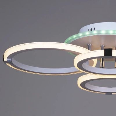 06319-3.3-04 WH+CR (RGB) светильник потолочный Reluce, LED