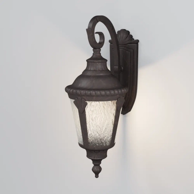 Уличный настенный светильник (бра) Гоири / Goiri E27х1 60Вт IP44, O029WL-01BZ. TM Maytoni