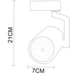 Трековый светильник Arte Lamp TRACCIA A2320PL-1WH, LED