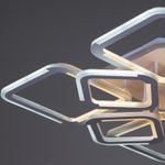 09821-3.3-4+4 WH (RGB) светильник потолочный