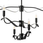 733287 Люстра RAGNO 8х40W E14 ЧЕРНЫЙ МАТОВЫЙ Lightstar