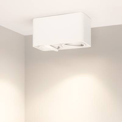 Светильник SP-CUBUS-S195x100-2x8W Warm3000 (WH, 45 deg, 230V) (Arlight, IP20 Металл, 3 года)