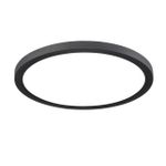 7788/24L MITRA LED SN 537 Светильник пластик/белый/черный LED 24Вт 3000/4000/6500К D300 IP44 CCT/датчик движения NEBULA BLACK