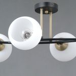 IL0798-4CSQ-25 BK AB TRENTO светильник потолочный