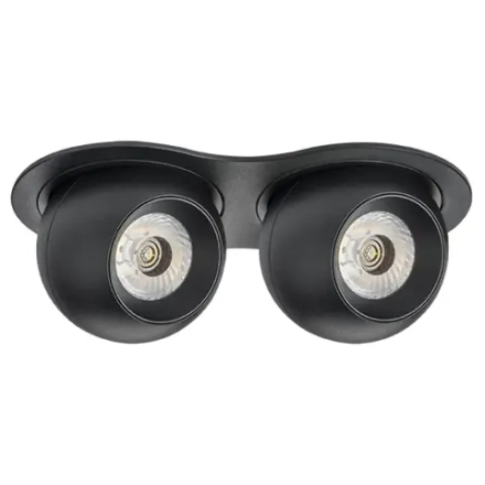i6277474 Светильник INTERO LED 9W*2 850LM*2 24G ЧЕРНЫЙ 4000K (217627+217074+217074)