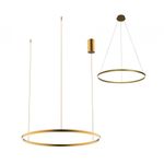 08214,33P(3000K) Подвес Тор матовое золото d80 h150 Led 50W (3000K) 2 типа крепления