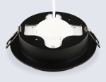 Светильник встраиваемый TU5015 BK черный IP20 GX70 D150*45