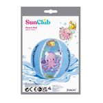 Мяч надувной пляжный "Мир океана" 40 см 53013 Sunclub