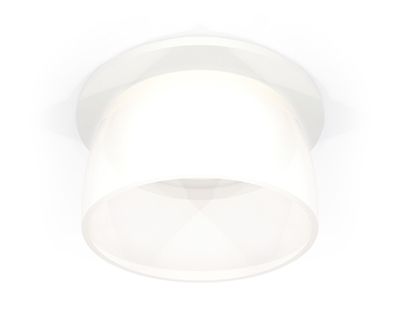 Комплект встраиваемого светильника с акрилом XC6512069 SWH/FR белый песок/белый матовый MR16 GU5.3 (C6512, N6258)