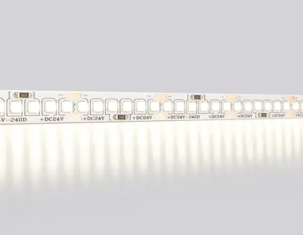 Светодиодная лента GS3502 2835 240Led /22W m/ 24V IP20 4500K/ 5000*10*1.2mm/ кратность резки 25mm (2 конт.)