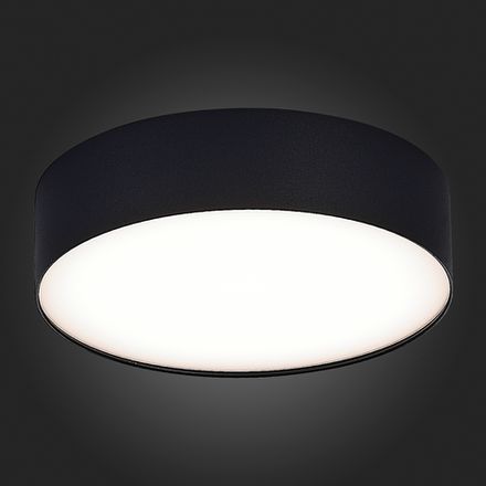 ST606.442.27 Светильник потолочный Черный LED 1*27W 4000K 2 340Lm Ra&gt;85 120° IP20 D220xH55 185-265V
