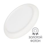 Светильник CL-FIOKK-R300-25W Day4000-MIX (WH, 120 deg, 230V) (Arlight, IP44 Пластик, 3 года)