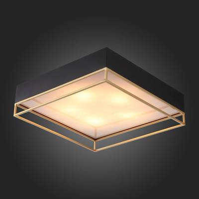 SL1127.422.05 Светильник потолочный ST-Luce Черный, Матовое золото/Белый E27 5*40W