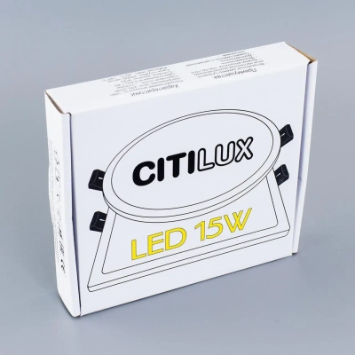 Citilux Омега CLD50R150 LED Встраиваемый светильник с диммером Белый