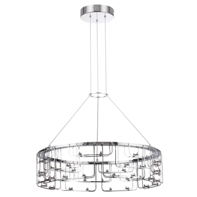 7059/44L HIGHTECH ODL26 287 светильник нерж/сталь хром IP20 LED 44W 3960Лм 3000K 220V ZAHA