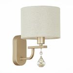 SLE107701-01 Бра Шампань/Светло-бежевый E14 1*40W