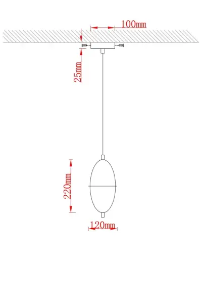 Подвесной светильник Arte Lamp ANDROMEDA A2089SP-3GO, 1хLED