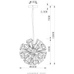 Подвесная люстра Arte Lamp CANZONE A3469SP-25CC, 25хE14