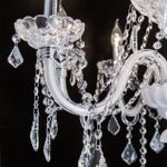 Citilux Финка CL353161 Люстра стеклянная подвесная Белая