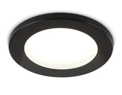 Светильник встраиваемый TN6632 BK черный IP44 GX53 D100*60