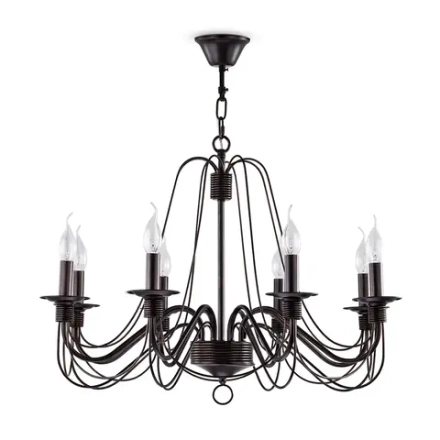 Люстра Velia FR2046-PL-08-BR, E14х8. TM Maytoni