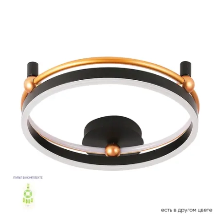 Светильник потолочный Crystal Lux FERNANDO PL48W LED BLACK/GOLD 0621/148