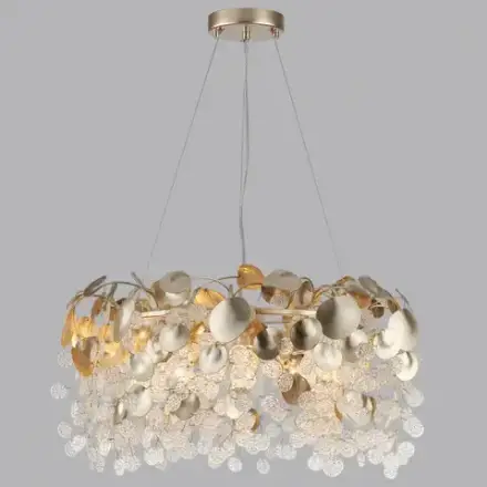 5104/8 CLASSIC ODL26 633 металл/стекло Люстра E14 8*40W 220В IP20 COINS