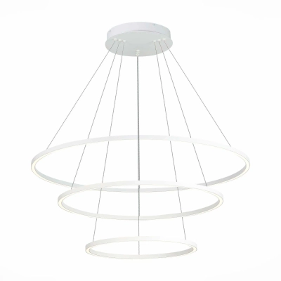 ST605.503.114 Cветильник подвесной SMART ST-Luce Белый/Белый LED 1*114W 2800-6500K