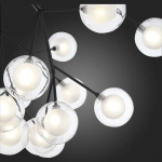 SL376.403.27 Светильник подвесной ST-Luce Черный/Прозрачный, Белый G4 LED 27*2W