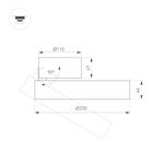 Светильник SP-RONDO-FLAP-R250-30W Warm3000 (WH, 110 deg) (Arlight, IP40 Металл, 3 года)