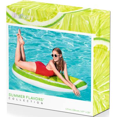 Матрас надувной для плавания Tropical Lime 171*89 см 43246 Bestway