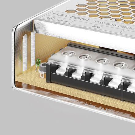 Блок питания 48В 360Вт IP20 PSL006, PSL006-360W-48V-IP20. TM Maytoni