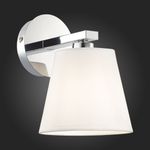 SLE300401-01 Бра хром/белый E14 1*40W