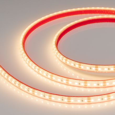 Светодиодная лента герметичная RTW-PFS-A120-11mm 12V Warm3000 (9.6 W/m, IP68, 2835, 5m) (Arlight, -)