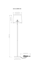 Торшер Arte Lamp RODOS A2589PN-1SS, 1хE27