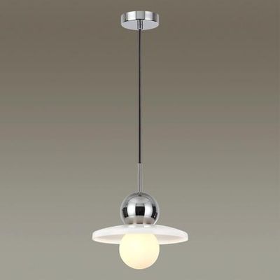 5014/1A MODERN ODL23 295 хром/белый/белый матовый металл/стекло Подвес G9 LED 5W HATTY