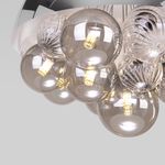 Подвесной светильник со стеклянными плафонами 30178 хром