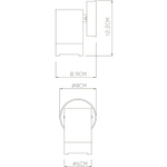 Фасадный светильник Arte Lamp ATLAS A3503AL-1BK, 1хGU10