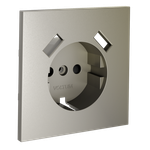 VLS000904 Накладка для розетки с заземлением и защитными шторками, с USB A+A, S70 (шелк). (ТМ Maytoni)