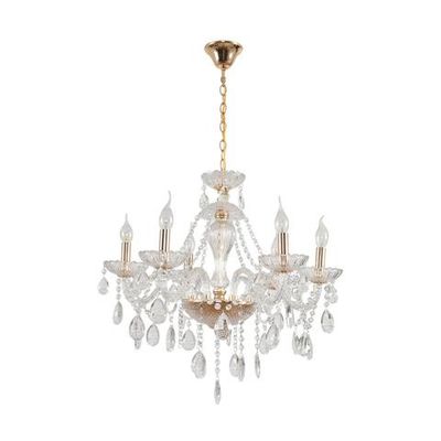 8376/6 CLASSI LN золото/прозрачный, металл/хрусталь Люстра подвесная E14 6*40W 220V ALISSA